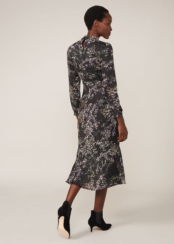 Phase Eight Elinore Printed Burnout Dress