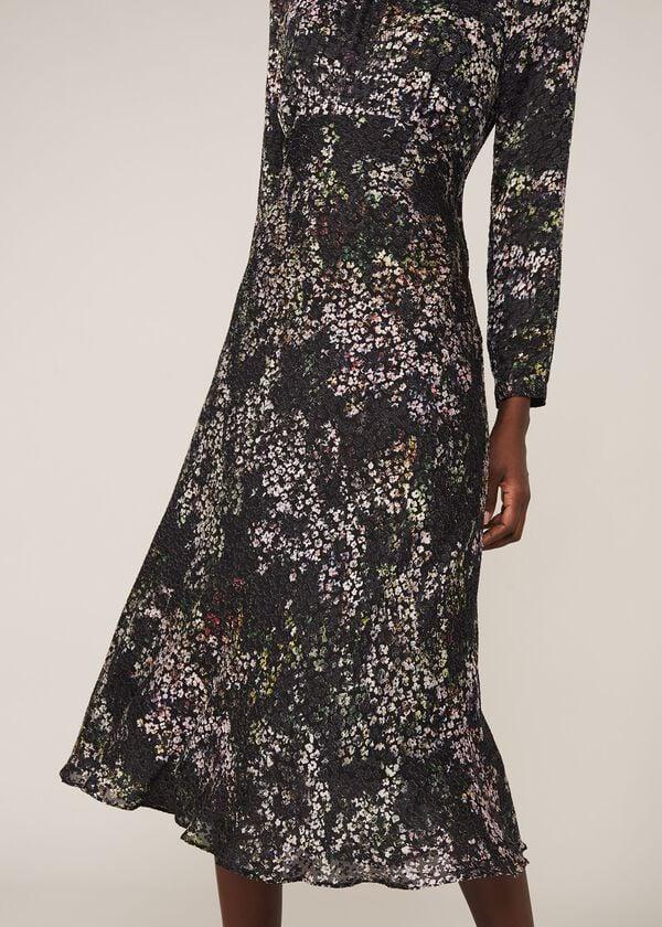 Phase Eight Elinore Printed Burnout Dress