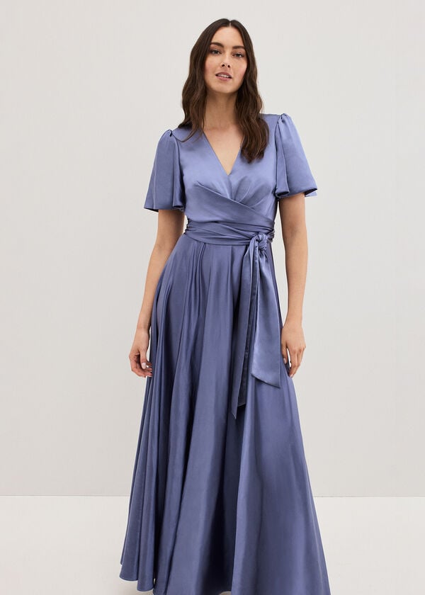Phase Eight Elisa Satin Maxi Dress