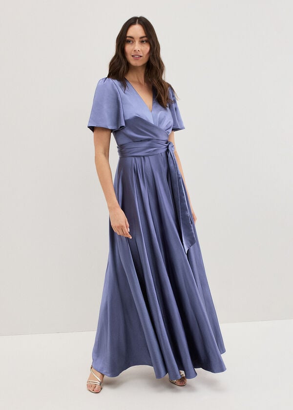 phase eight Elisa Satin Maxi Dress