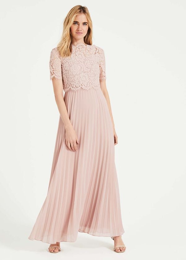 phase eight Elisabetta Lace Pleated Dress