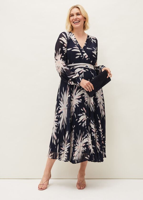 phase eight Ellen Palm Print Midaxi Dress