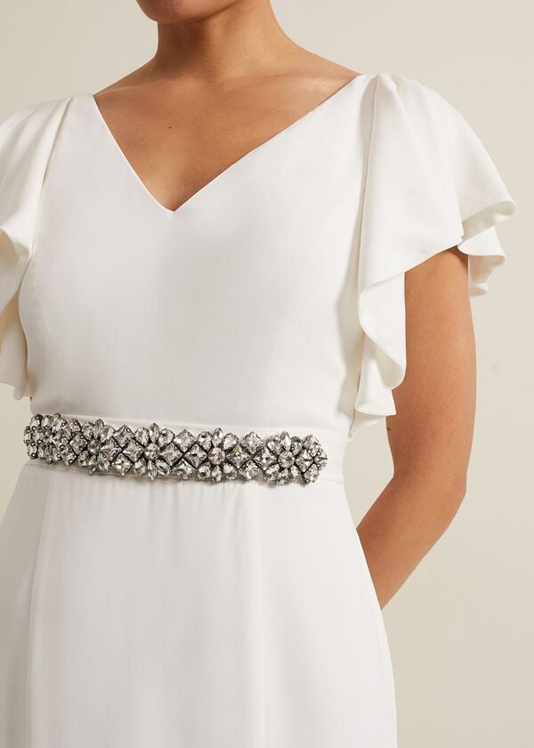 Phase Eight Ellery Frill Maxi Wedding Dress