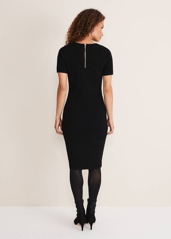 Phase Eight Elsa Ribbed Short Sleeve T-Shirt Dress