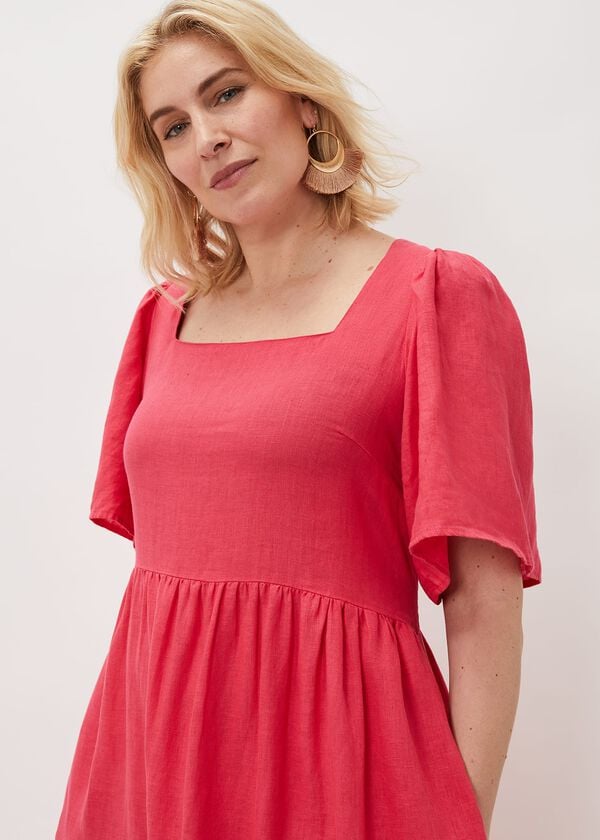 Phase Eight Emaline Linen Maxi Dress