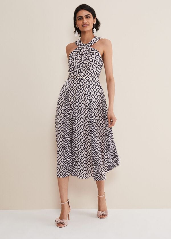 phase eight Ember Geo Midi Dress