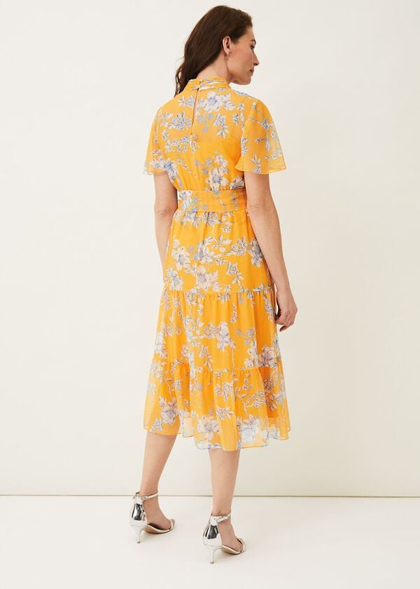 Phase Eight Emmalyn Tiered Georgette Dress