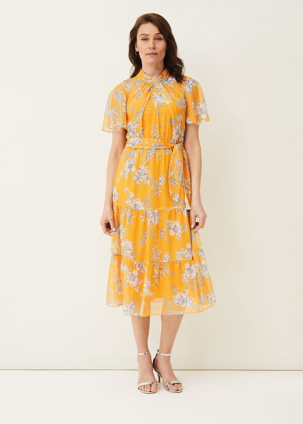 Phase Eight Emmalyn Tiered Georgette Dress
