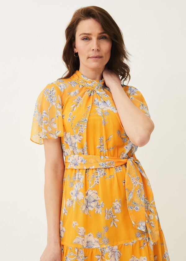 Phase Eight Emmalyn Tiered Georgette Dress