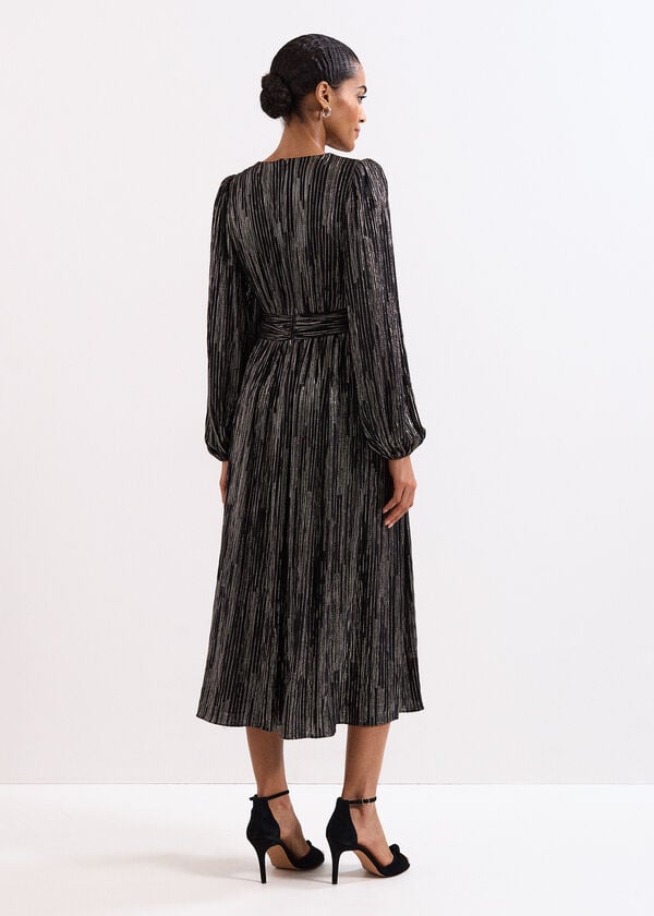 Phase Eight Emre Stripe Midi Dress