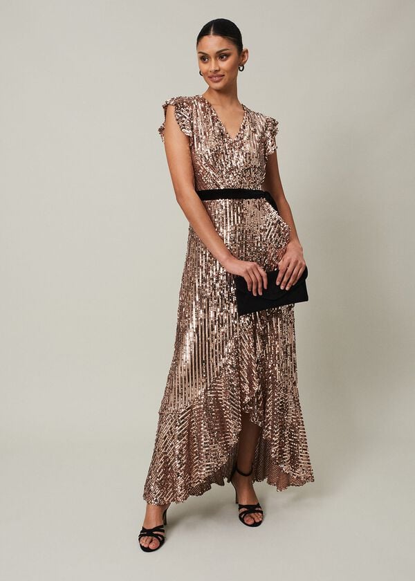 phase eight Enja Sequin Maxi Dress