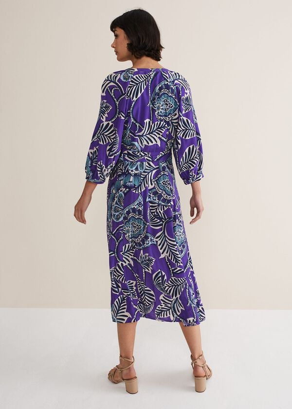 Phase Eight Erin Paisley Midi Dress