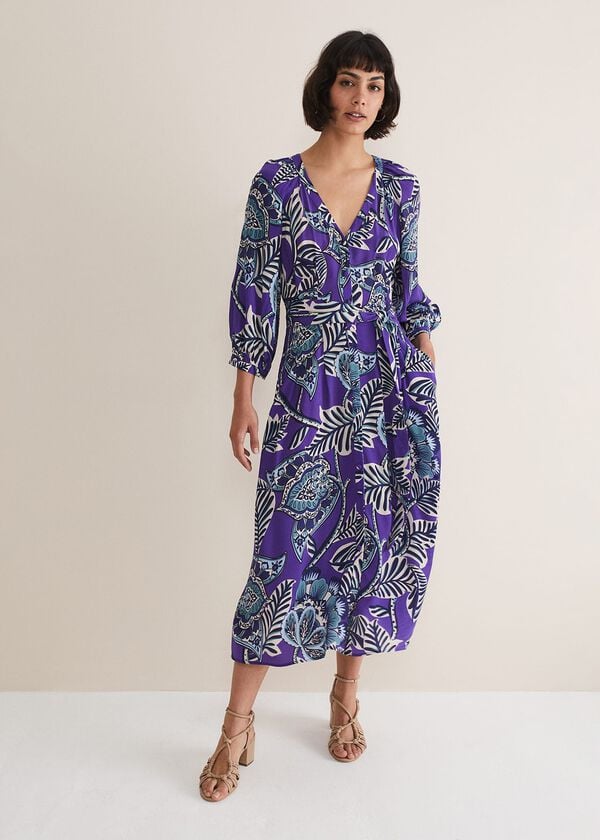 Phase Eight Erin Paisley Midi Dress