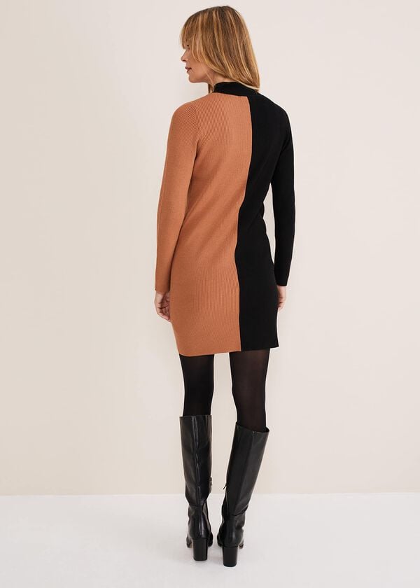 Phase Eight Eris Ribbed Colour Block Knit Tunic