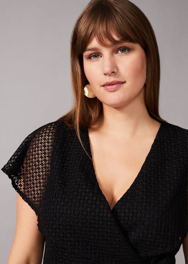 Phase Eight Esmae Geo Lace Dress