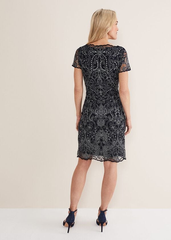 Phase Eight Esme Embroidered Dress
