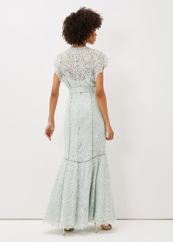 Phase Eight Esmerelda Lace Belted Fishtail Dress