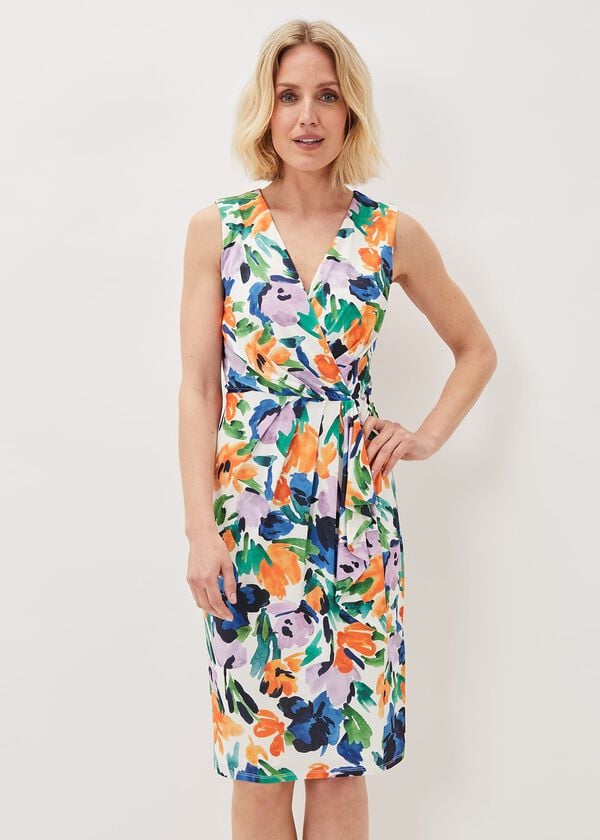 phase eight Essie Floral Midi Dress