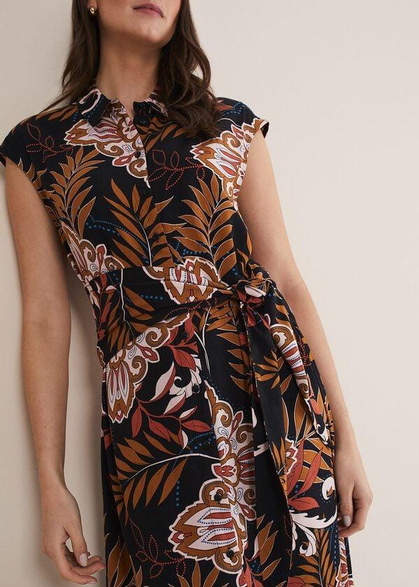 Phase Eight Estelle Paisley Tie Waist Dress