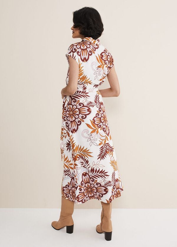 Phase Eight Estelle Paisley Tie Waist Dress