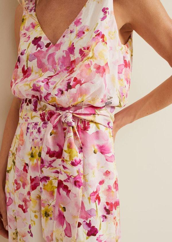 Phase Eight Ethel Floral Wide Leg Jumpsuit