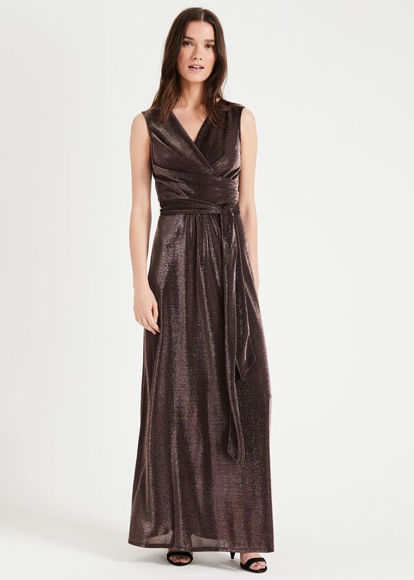 phase eight Evelyn Shimmer Maxi Dress