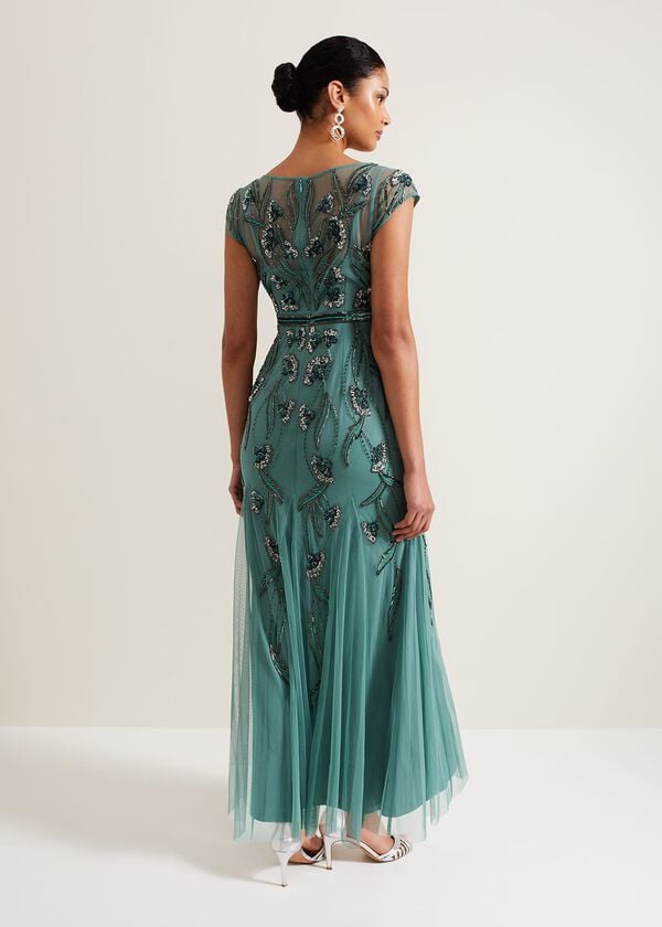 Phase Eight Evonne Beaded Maxi Dress