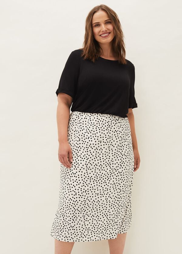 phase eight Fae Colourblock Spot Dress