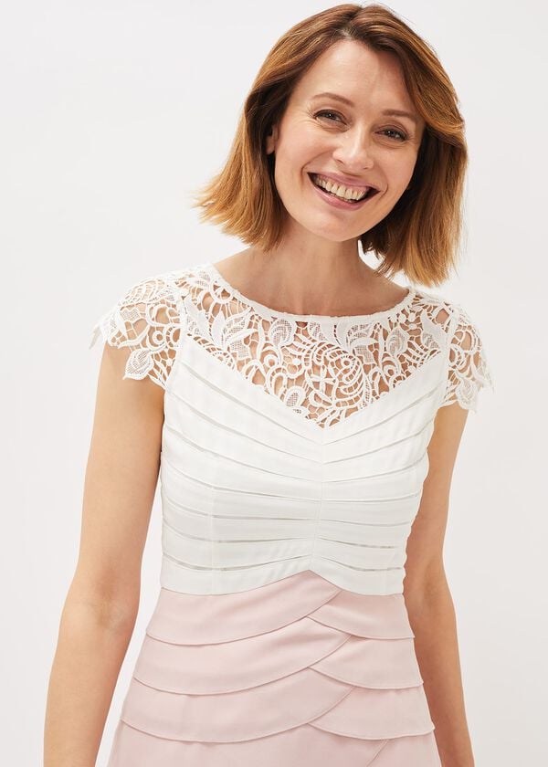 Phase Eight Faith Contrast Fitted Dress