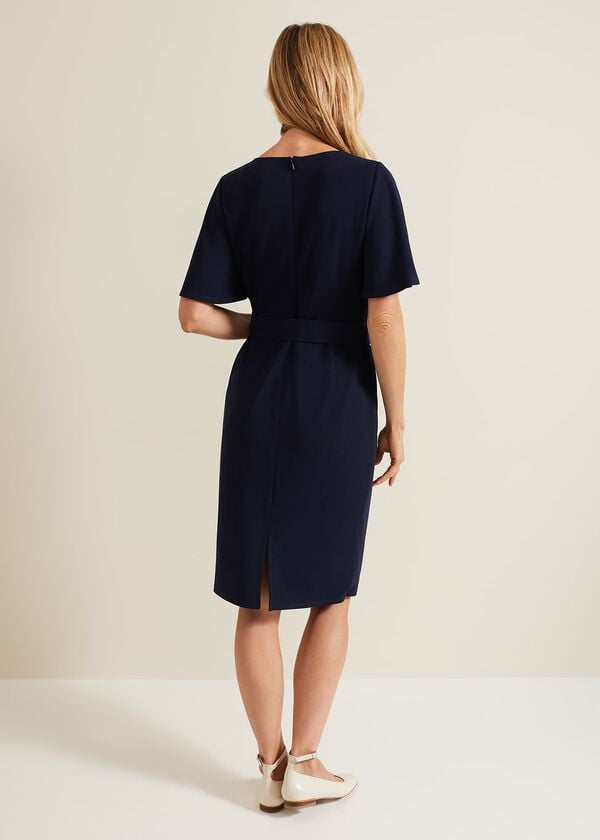 Phase Eight Fanella Belted Jersey Dress