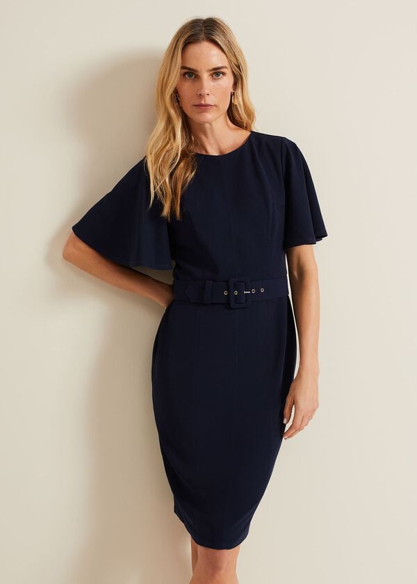 phase eight Fanella Belted Jersey Dress
