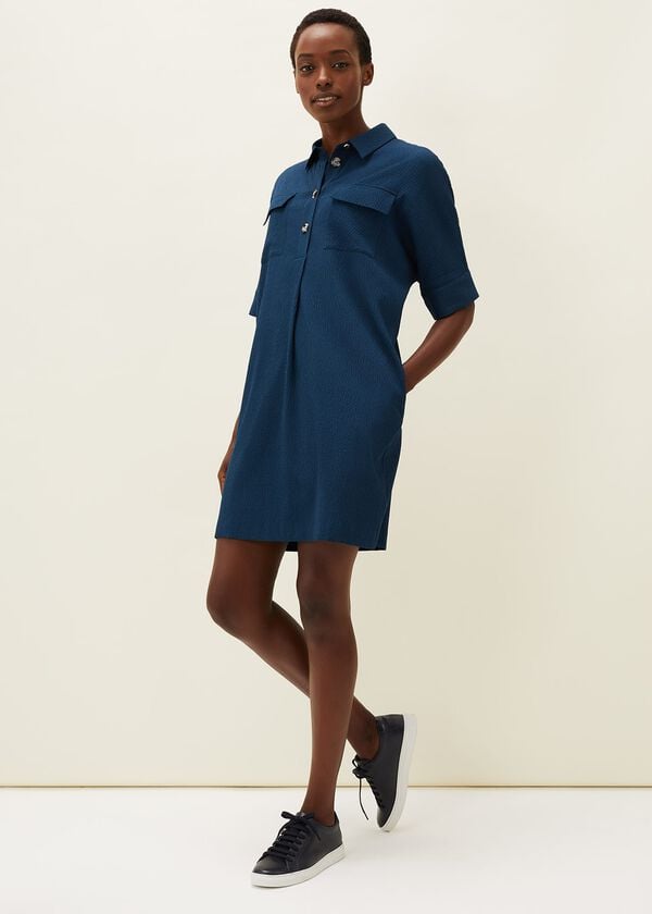 Phase Eight Faye Textured Tunic Dress