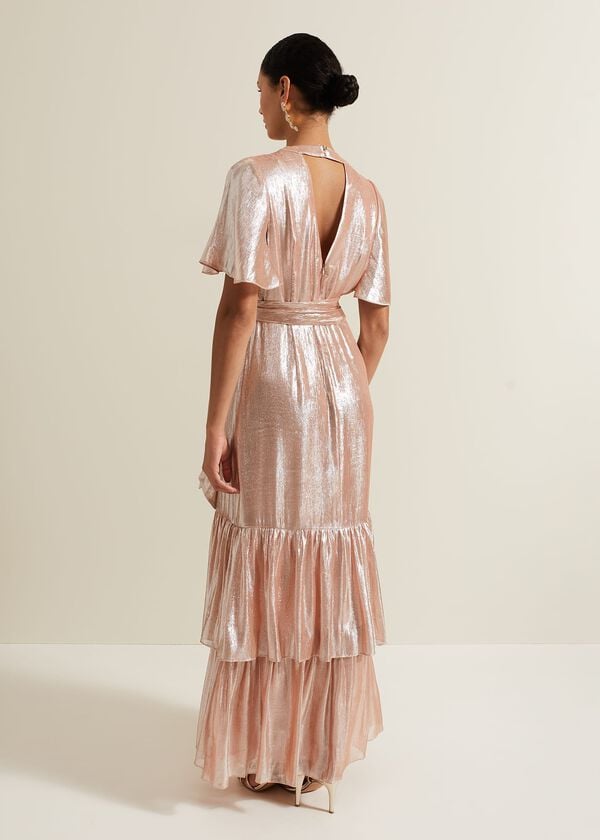 Phase Eight Fleur Metallic Maxi Dress