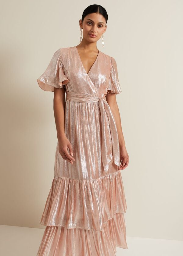 Phase Eight Fleur Metallic Maxi Dress