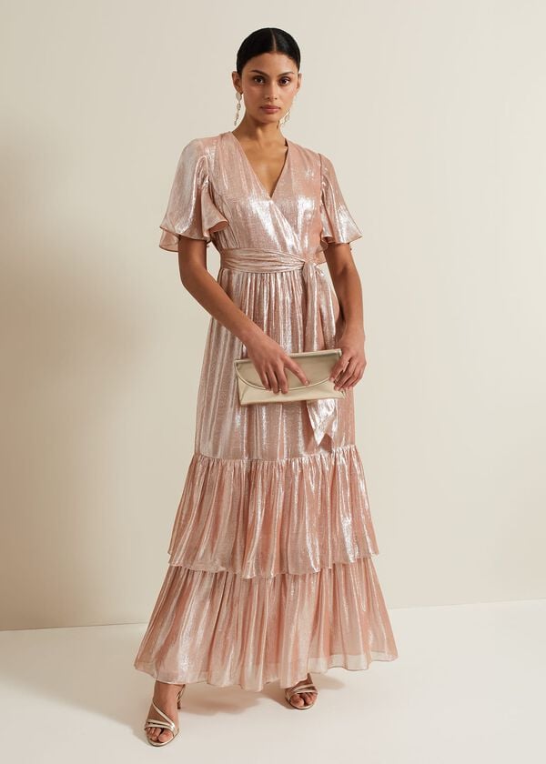 phase eight Fleur Metallic Maxi Dress