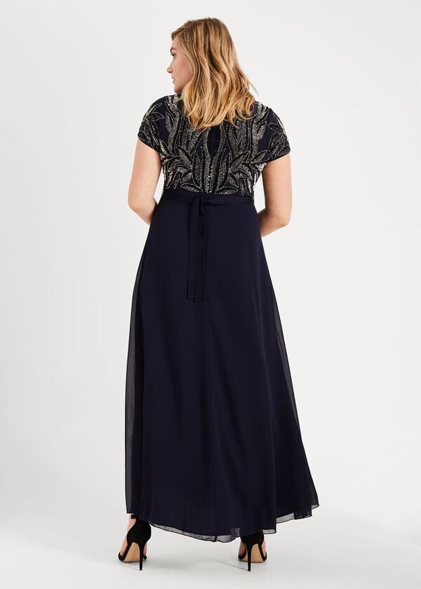 Phase Eight Flora Beaded Maxi Dress