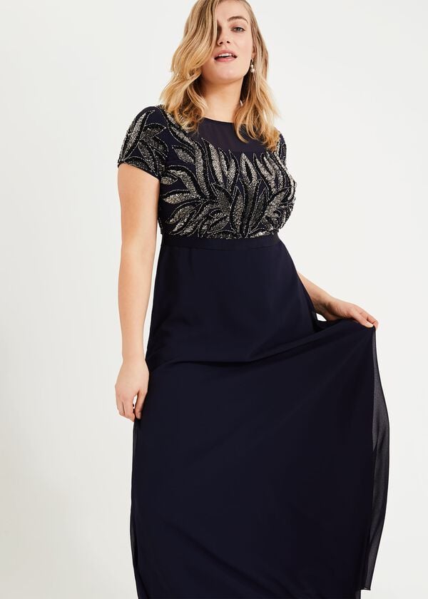 Phase Eight Flora Beaded Maxi Dress