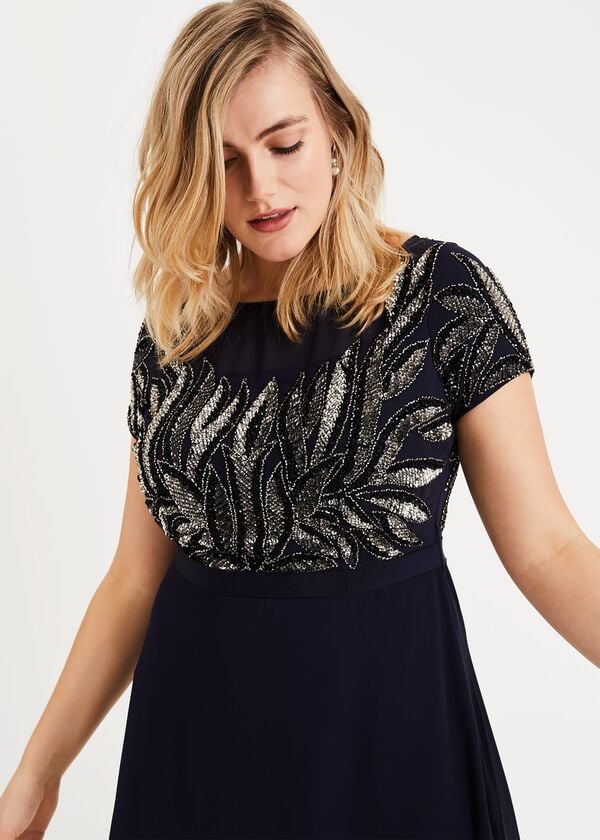 Phase Eight Flora Beaded Maxi Dress