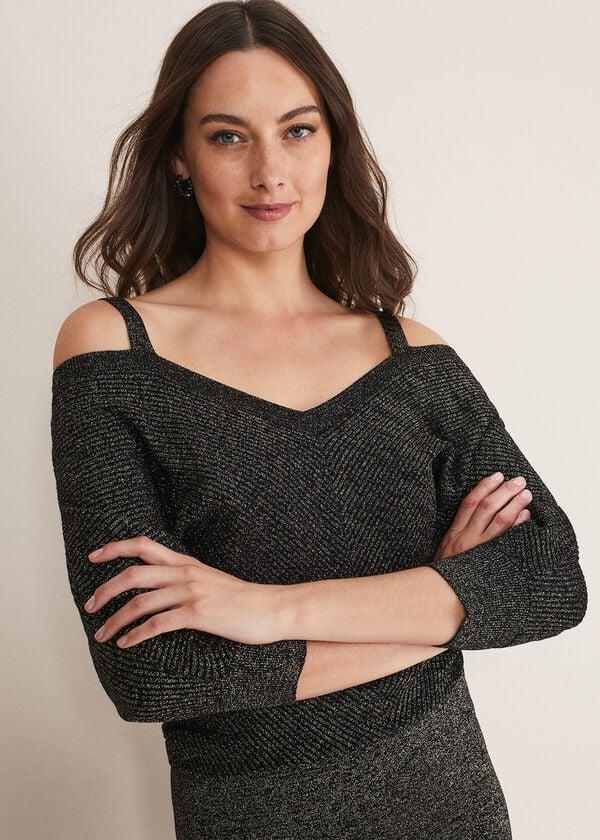 Phase Eight Florin Fitted Shimmer Column Dress