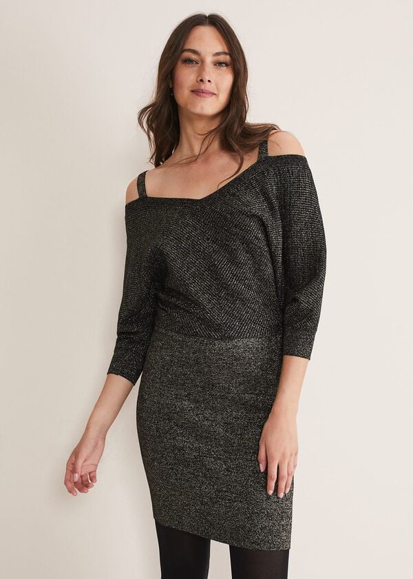 phase eight Florin Fitted Shimmer Column Dress