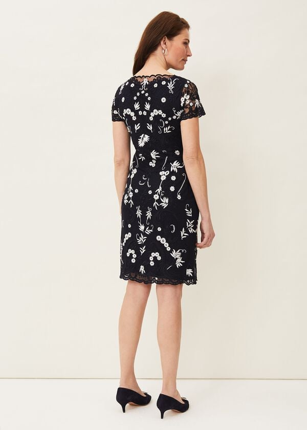 Phase Eight Floris Embroidered Shift Dress