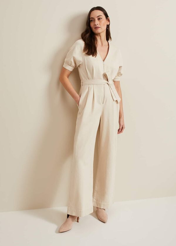 phase eight Florisa Denim Jumpsuit