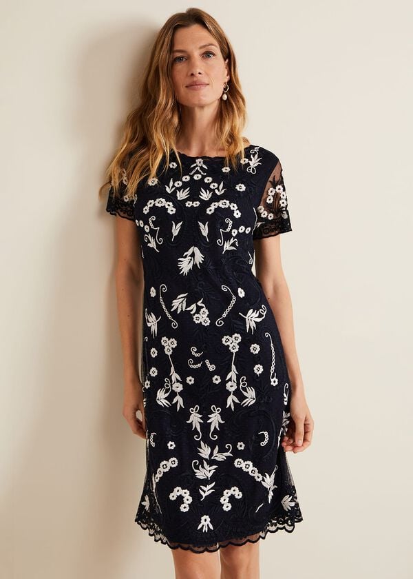 phase eight Florisa Embroidered Dress