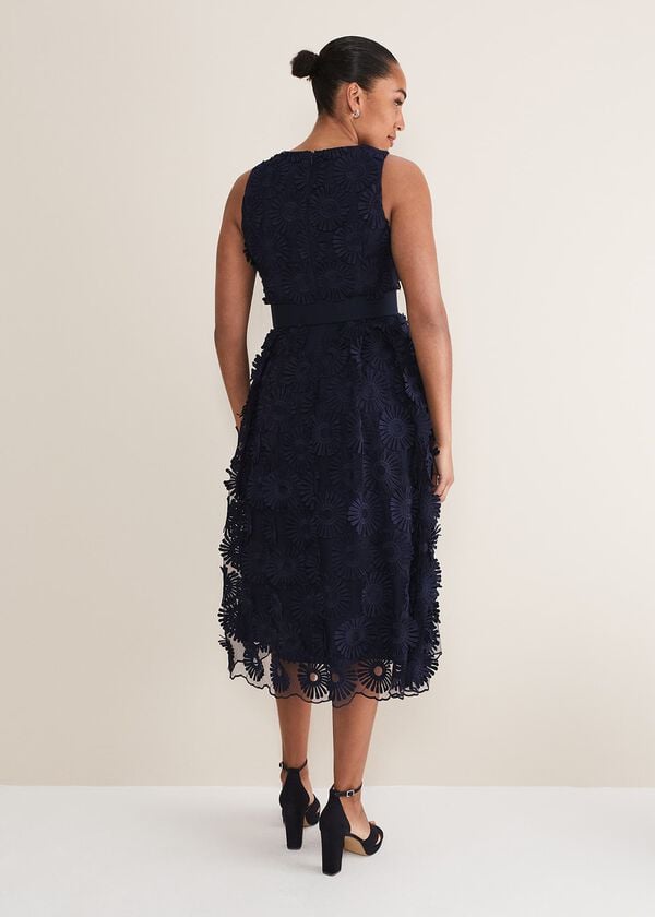 Phase Eight Flossy Lace Midi Dress