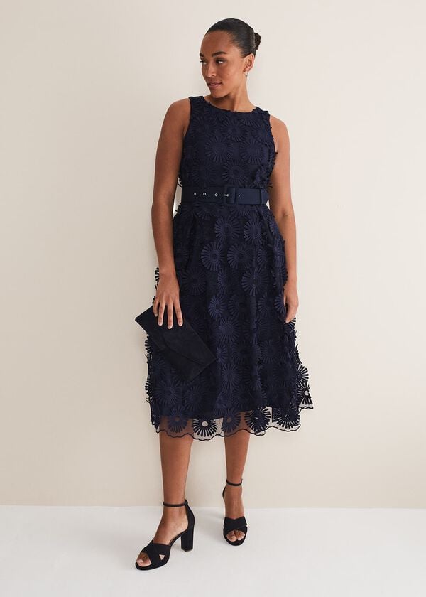 phase eight Flossy Lace Midi Dress