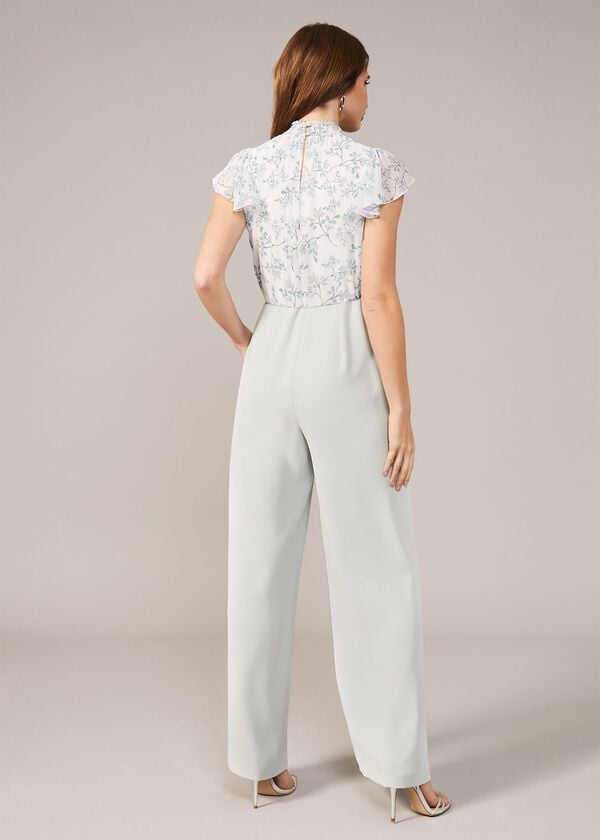 Phase Eight Fran Floral Bodice Jumpsuit