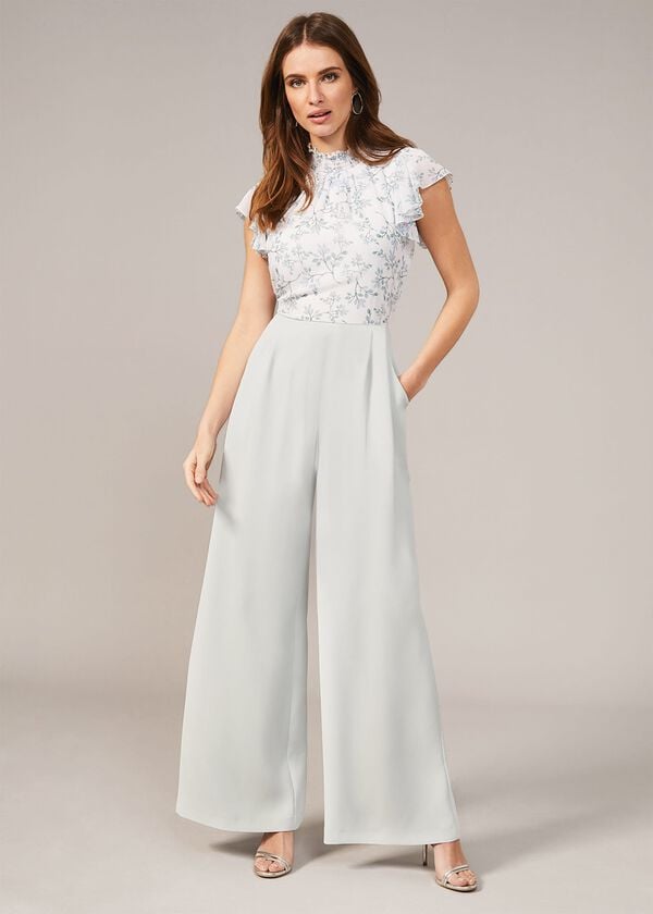 phase eight Fran Floral Bodice Jumpsuit