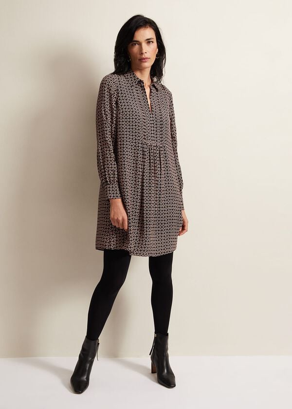 Phase Eight Fran Geo Swing Dress