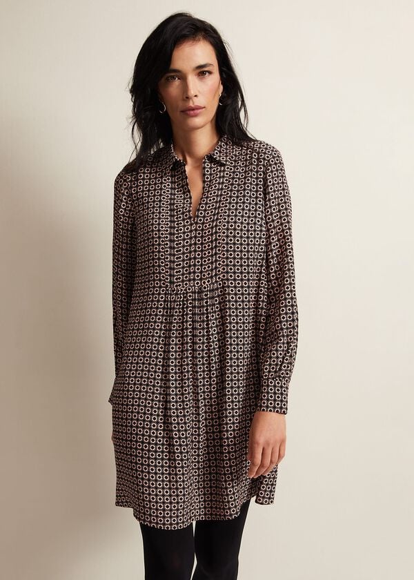 phase eight Fran Geo Swing Dress