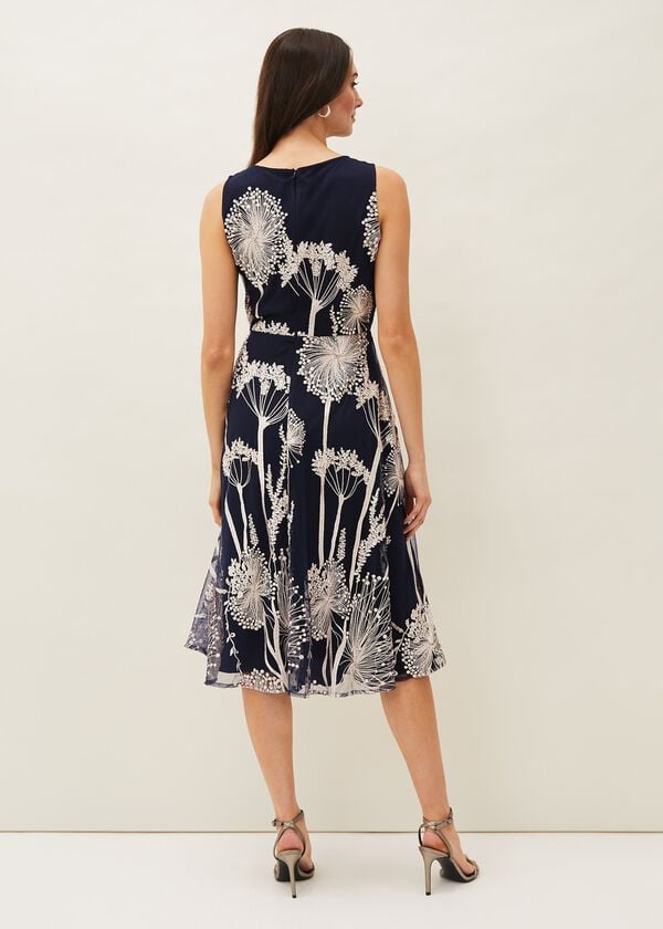 Phase Eight Franchesca Floral Fit And Flare Dress